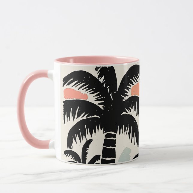 Mug Palmiers Tropicaux (Gauche)