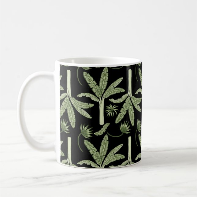 Mug palmiers tropicaux sans couture motif (Gauche)
