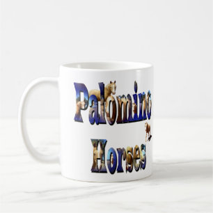 Mug Palomino Horses Photo Logo Avec Chevaux,