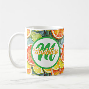 Mug Pamplemousse, citrons, limons et oranges agrumes