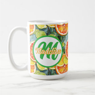 Mug Pamplemousse, citrons, limons et oranges agrumes