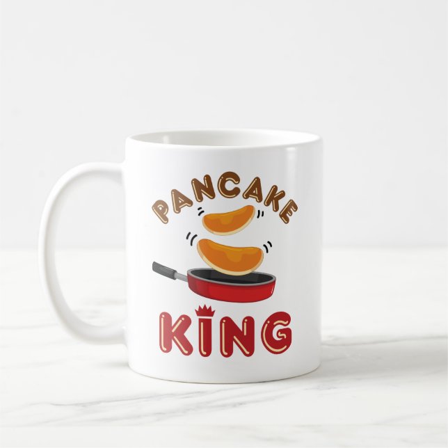 Mug Pancake King samedi matin Pancakes (Gauche)