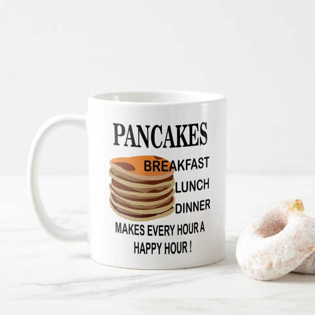 Mug Pancakes Fait Chaque Heure Un Joyeux Pancake De L' (Avec donut)