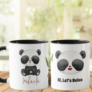 Mug Panda aquarelle mignonne