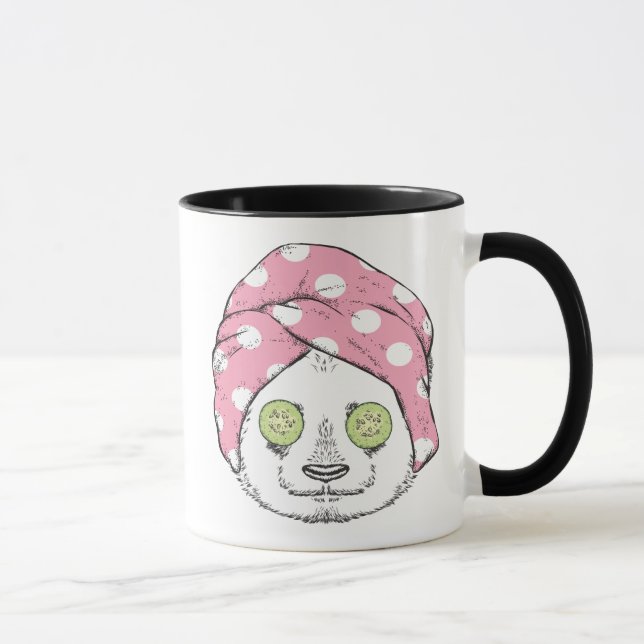 Mug Panda au spa (Droite)