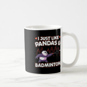Mug Panda Badminton I Just Love Pandas
