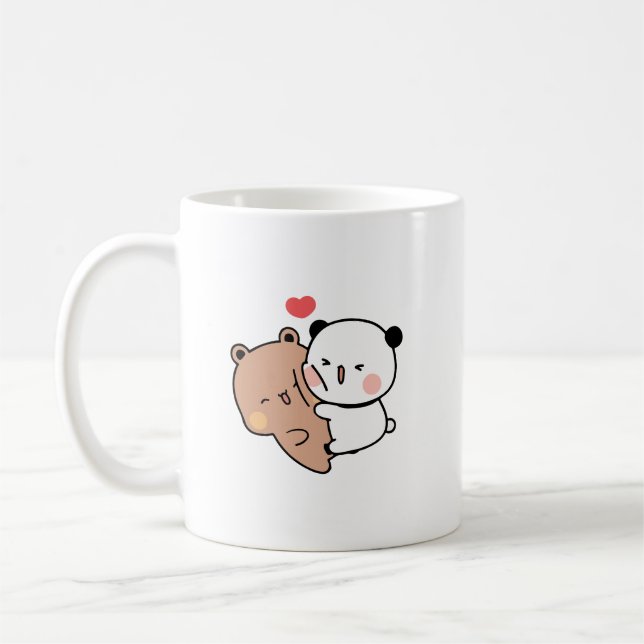 Mug Panda bear, bubu et dudu câlin (Gauche)
