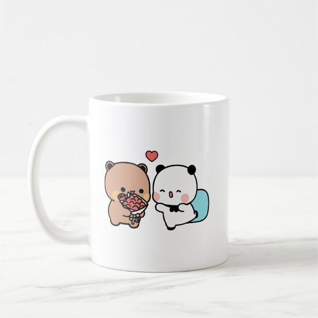 Mug Panda bear, bubu et dudu câlin (Gauche)