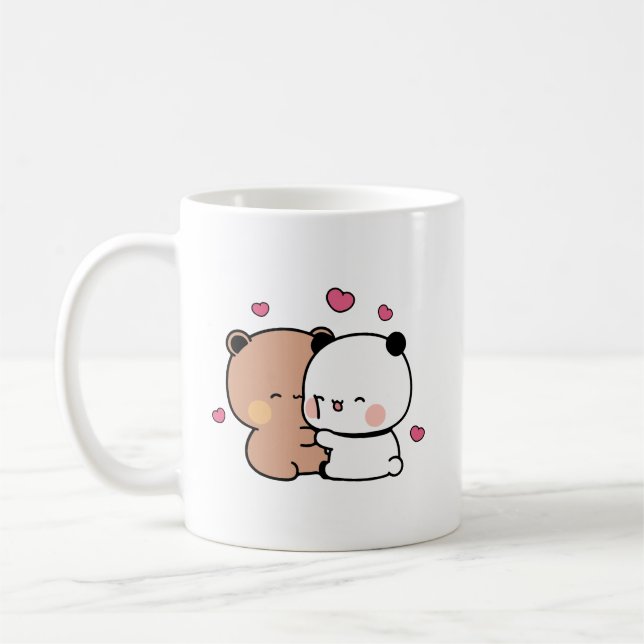 Mug Panda bear, bubu et dudu câlin (Gauche)