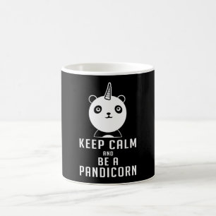 Mug Panda Bear Pandicorne Garder Calm amusant Idée cad