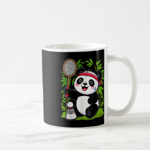 Mug Panda de badminton épuisé - Ani de navette drôle m