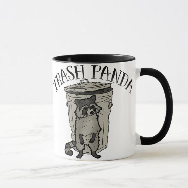 Mug Panda de déchets de raton laveur (Droite)