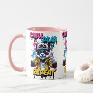 Mug Panda de jeu de couleurs