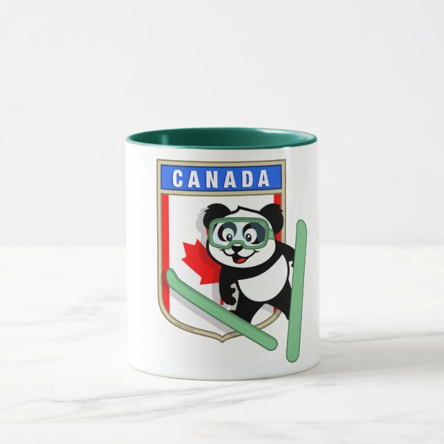 Mug Panda de saut à ski du Canada (Centre)