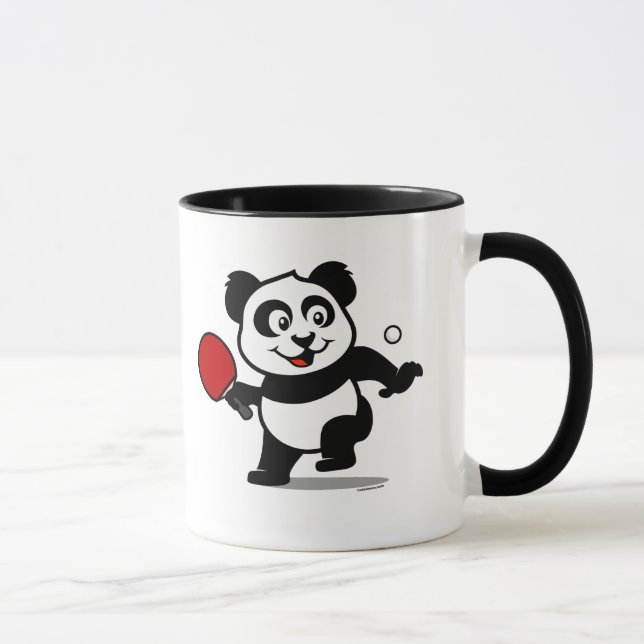Mug Panda de tennis de table (Droite)