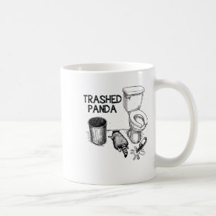 Mug Panda Dégradé Drôle de Raton laveur Ivre