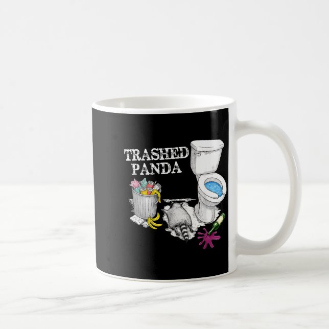 Mug Panda Dégradé Panda Ivre Animal de Fête Mème Drôle (Droite)