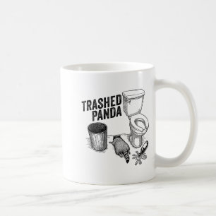 Mug Panda Dégradé, Raton laveur Drôle Ivre, Humour Pan