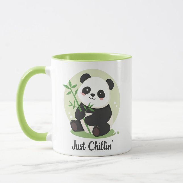Mug Panda drôle et relaxant (Gauche)