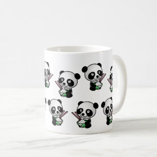 Mug Panda drôle Mignonne Manger Riz Animaux Animaux