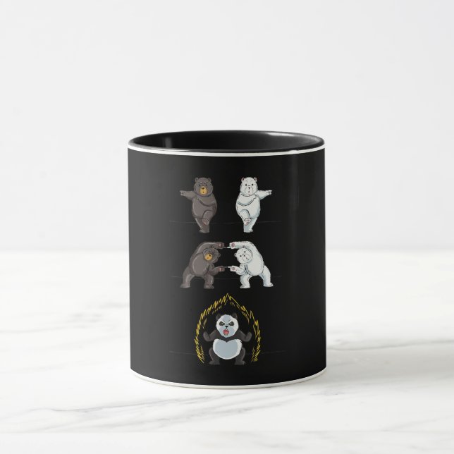 Mug Panda drôle Ourse polaire mignonne Amoureux des an (Centre)