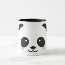 Panda heureux mignon de visage