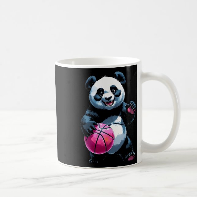 Mug Panda Hoops - Basketball Sticker (Droite)