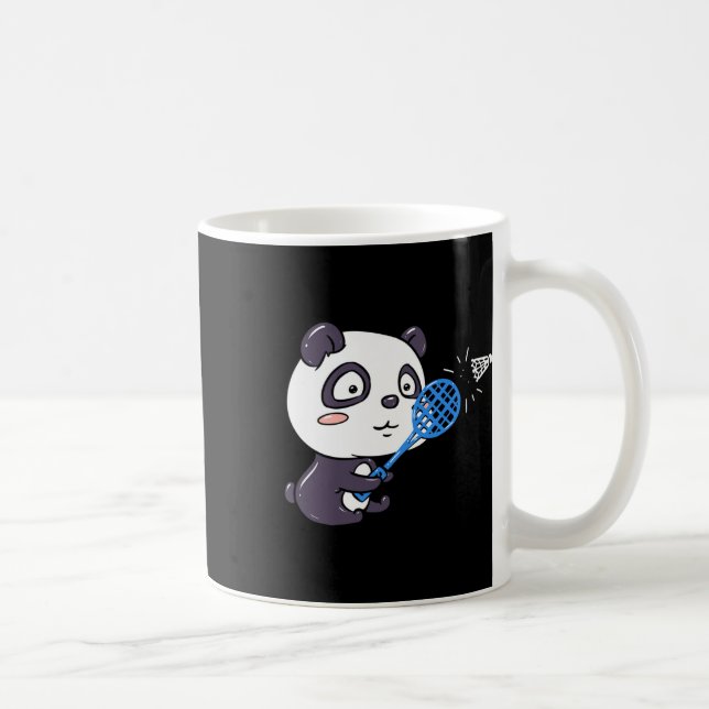 Mug Panda Jouer Badminton Obtenir Sweatty I Panda Bea (Droite)