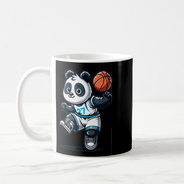 Mug Panda joueur de baseball mignon (Gauche)