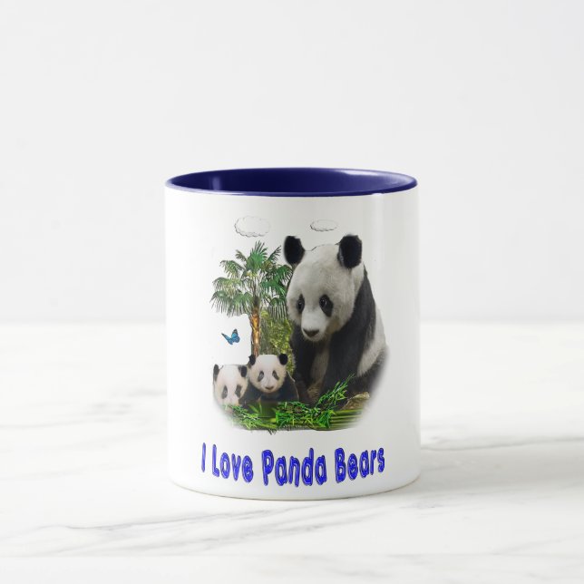 Mug Panda Love art (Centre)