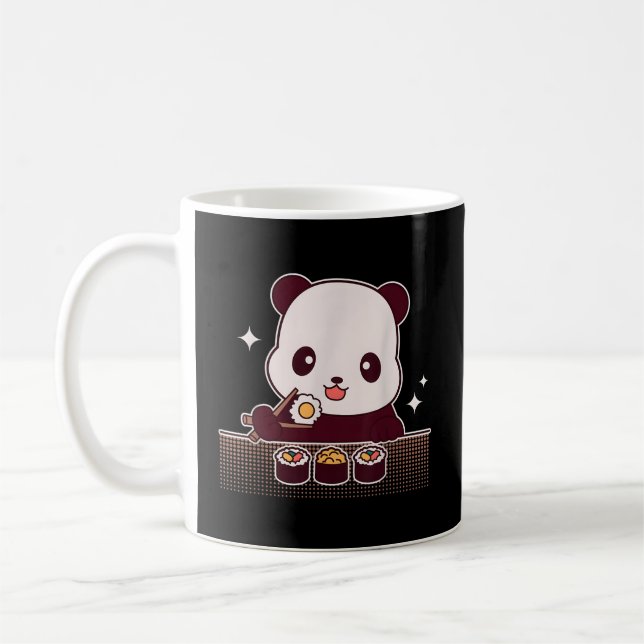 Mug Panda Manger Sushi Panda Ours (Gauche)