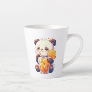 Mug Panda Mignon Buvant du Jus d'Orange | Kawaii P