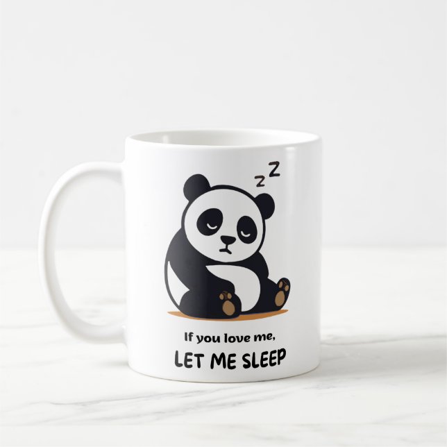 Mug Panda Mignon Endormi  (Gauche)