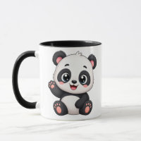 Mug Panda Mignon – Tasse à Café Panda de Dessin An