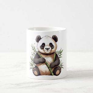 Mug Panda mignonne avec bambou
