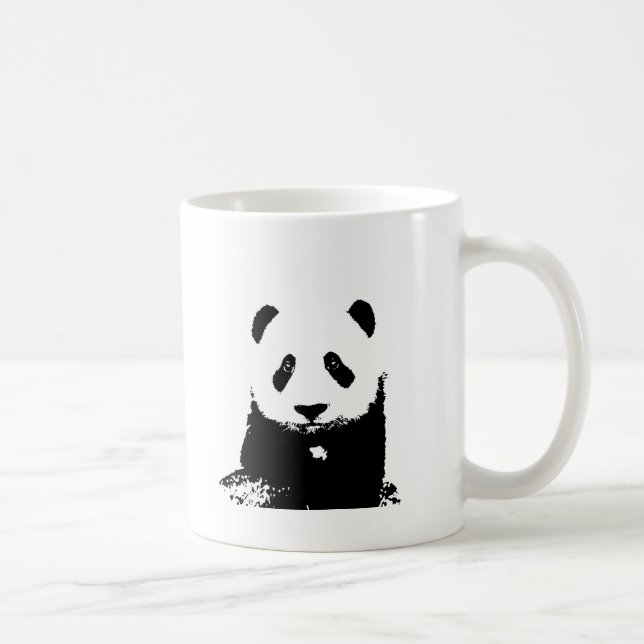 Mug Panda noir et blanc (Droite)