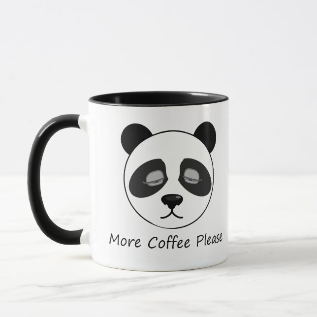 Mug Panda Plus de Café (Gauche)
