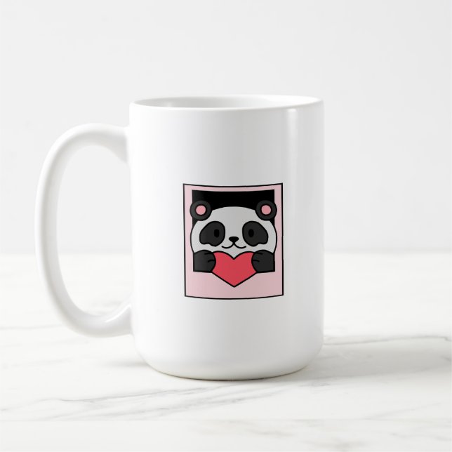 Mug Panda qui donne de l'amour (Gauche)