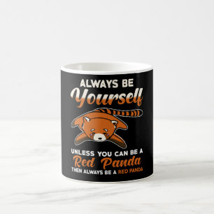 Mug Panda rouge Ours Cute Animaux