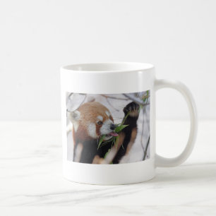 Mug panda rouge poster de animal mignon