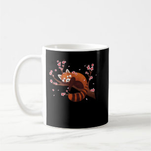 Mug Panda rouge vintage Fleur de fleurs de cerisier ja