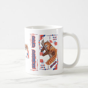 MUG PANDA ROUGE "ZZZ"