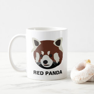Mug Panda roux personnalisé Raton laveur