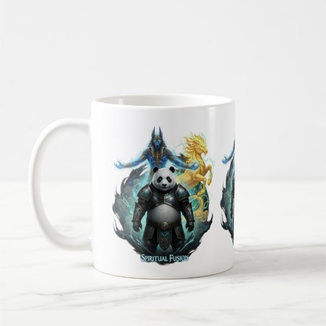 Mug Panda Samouraï - Fusion Spirituelle (Gauche)