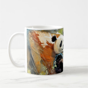 Mug Panda Se Détendre Dans Le Jardin Animaux Amusants