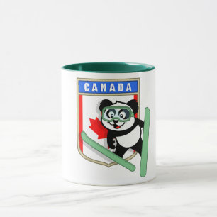 Mug Panda Ski-sautant du Canada