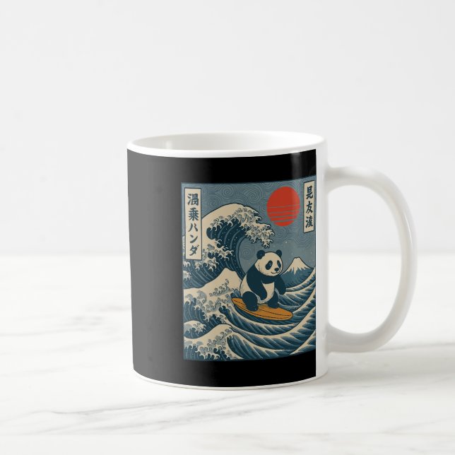 Mug Panda Surfant Japonais _6  (Droite)