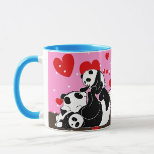 Mug pandas "ours de panda" "bébé de panda bear" "kawai