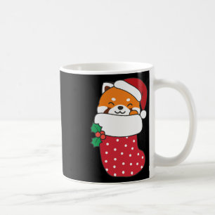 Mug Pandas Rouges Dans Les Bas De Noël Pour Noël