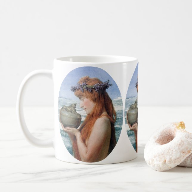 Mug Pandora par Sir Lawrence Alma-Tadema (Avec donut)